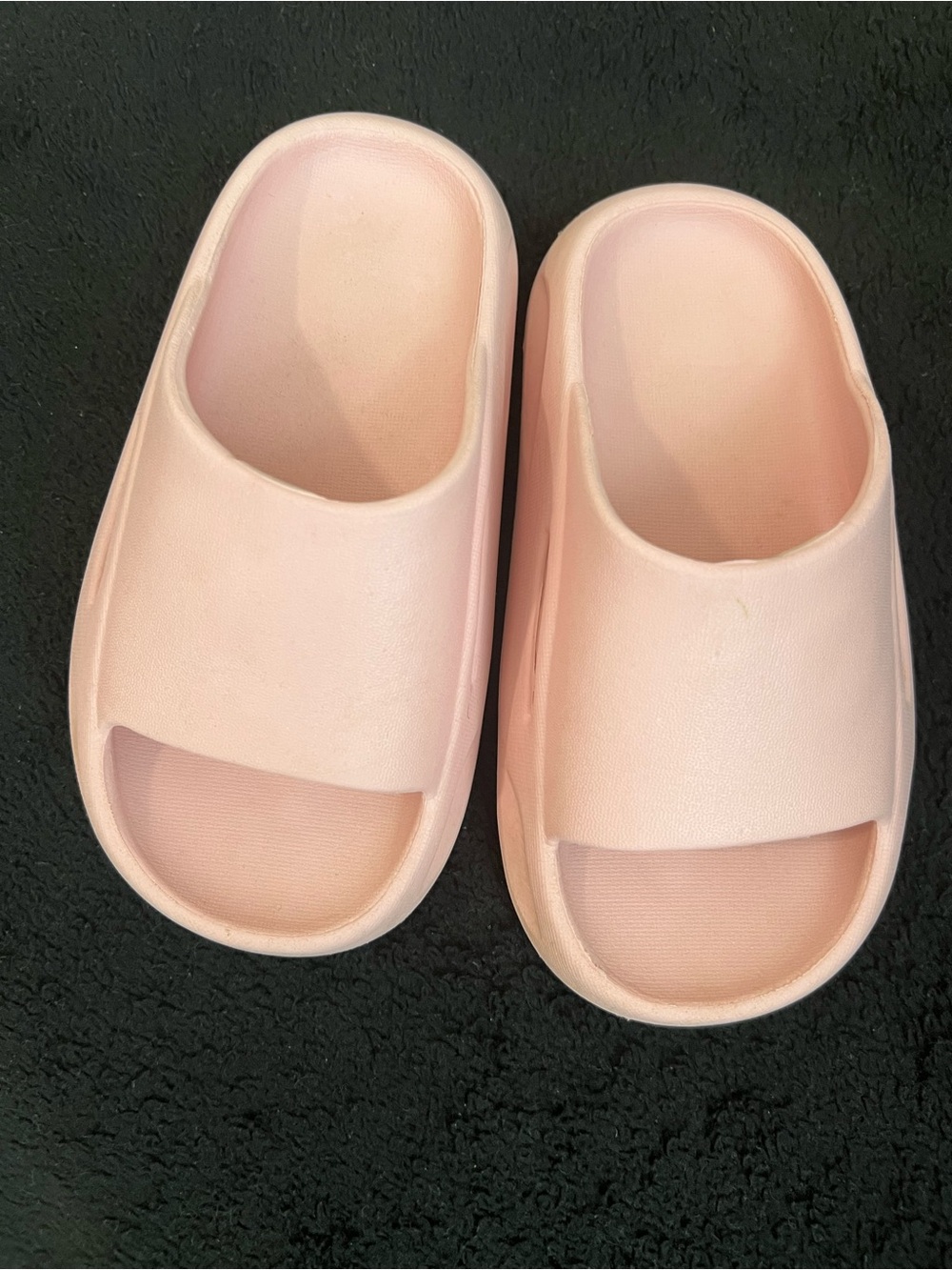 Girls Pink Slide Sandals